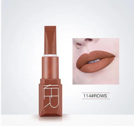 Pudaier velvet matte lipstick 5 colors makeup set pumpkin series vitamin E waterproof long lasting nude brow lipstick