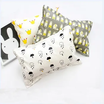 30*50CM 100% Cotton Baby Pillowcase kids pillow case Animal infant Newborns pillow cover Cartoon Children Pillowcase boys girls