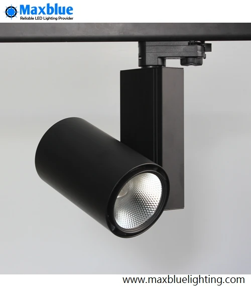 LED Track Spot Light 30W CREE/Citizen COB Modern Ceiling Adjustable Rail Exhibition Lamp for Art Gallary Lighting