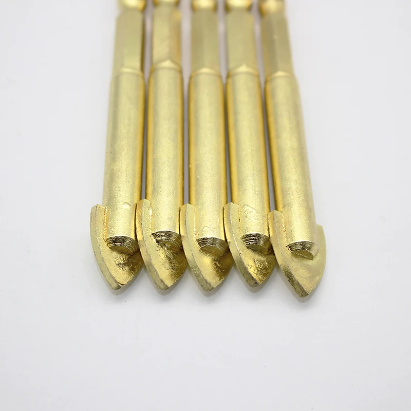 드릴 6mm 8mm 10mm 12 mmtungsten 카바이드 벽돌 드릴링 세라믹 타일 시멘트 벽 트위스트 드릴 비트 처리