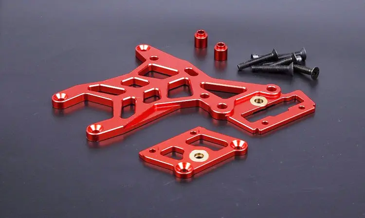 BAJA CNC Alloy Rear Upper Connecting Plate Set for 1/5 HPI ROVAN KM BAJA 5B 5T 5SC Rc Gas Parts