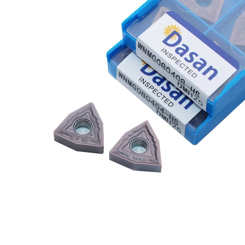 10PCS WNMG080404 HS Carbide Turning inserts WNMG080408 High Quality Blade CNC Lathe Tools External Turning Tool for MWLNR Holder