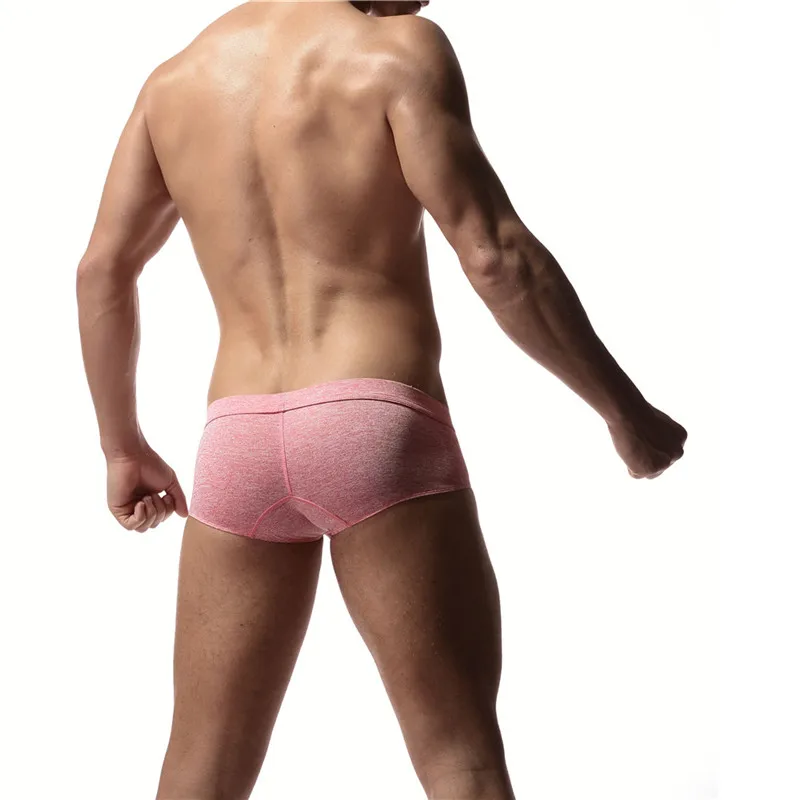 Men\'s Underwear Pouch Boxer Shorts Comfortable Men\'s Boxer Shorts Cotton Sexy Male Underwear Cueca Low Waist Underpants Boxers