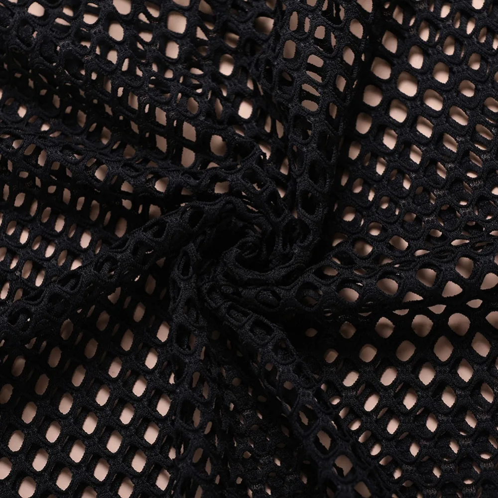 Mens Transparent Sexy Mesh T Shirt 2022 New See Through Fishnet Long Sleeve Muscle Undershirts Nightclub Party Perform Top Tees