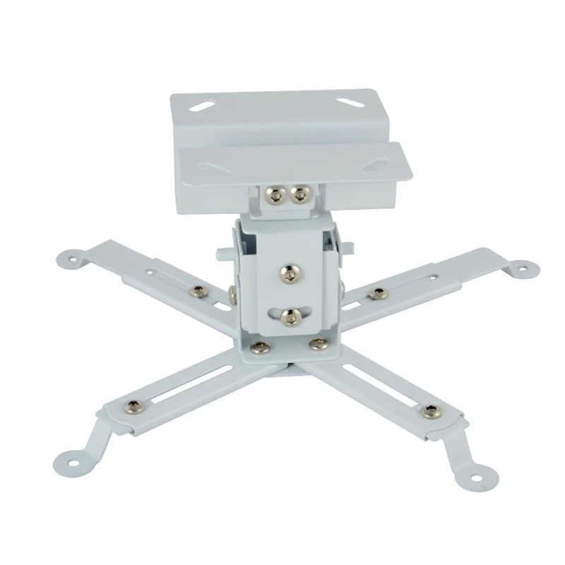 Universal Projector Ceiling Mount 43 To 65cm Working Distance for HD LCD LED 3D Beamer Wall Bracket Hanging White Color