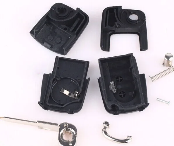 FOB Key Blanks Case For VW Jetta 2 Buttons Modified Flip Folding Remote Key Shell