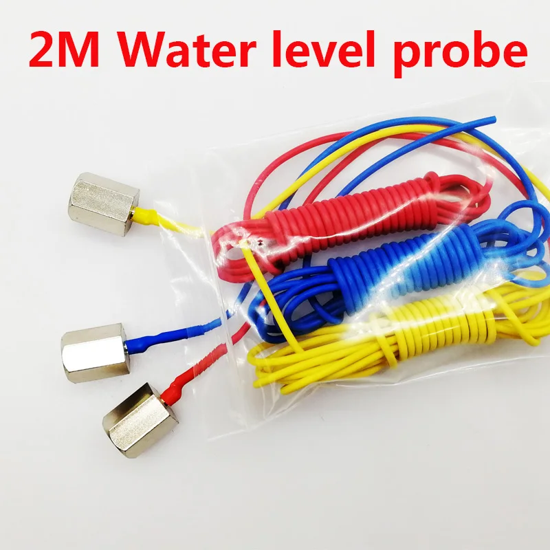 DF96A/B Automatic Water Level Controller Pump Controller Automatic Water Level Switch 220V and 2 m Tricolor Water Level Probe