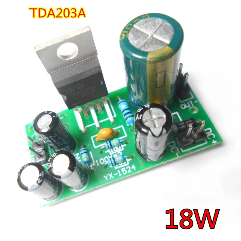 

The Small Volume Of Single Power Amplifier Board 18w Mono Tda2030a Audio Finished Plate