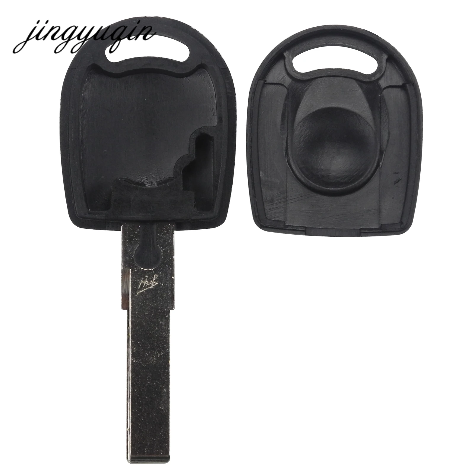 jingyuqin 10pcs/lot For VW Transponder Key Shell Case Car Key Blank for Passat B5 Voayage Golf Jetta Polo Bora