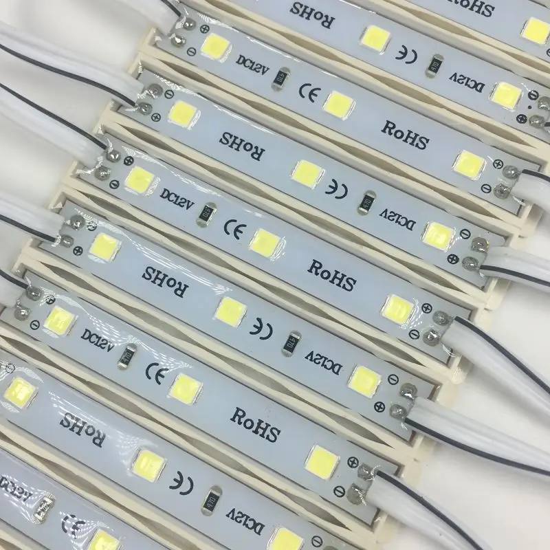 Super bright 4040 3 LED Module Decorative Light for Letter Sign Advertising backlighting Waterproof IP66 160 Angle DC 12V