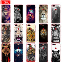 Silicone phone Case For Oneplus 5T 5 3 Cover For One Plus 5 5T 3 Case TPU cover full 360 Protective wolf tiger lion Leopard bear