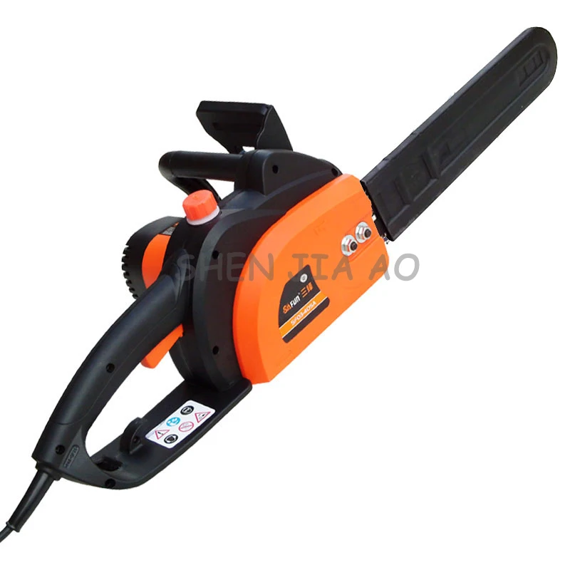 Household electric chain saw high power 16-inch woodworking saw automatic pump oil electric chain saw 220V 2200W 1PC