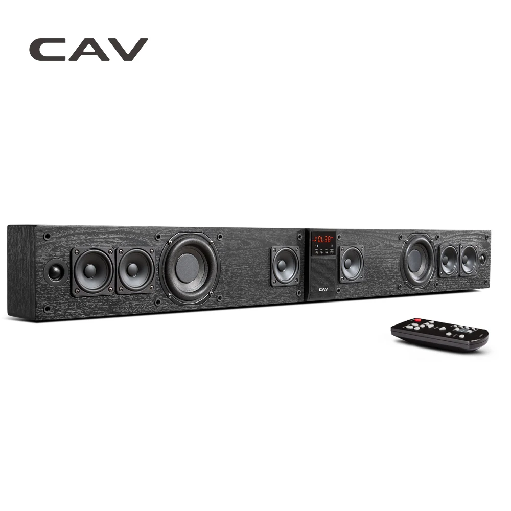 CAV BS30 Soundbar TV Subwoofer Home Theater Sound System Bluethooth Speaker Surround Hang Wall Built-in 3D Stereo