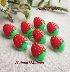 120pcs red strawberry buttons baby sweater buttons decoration sewing accessories and handmade diy craft materials wholesale