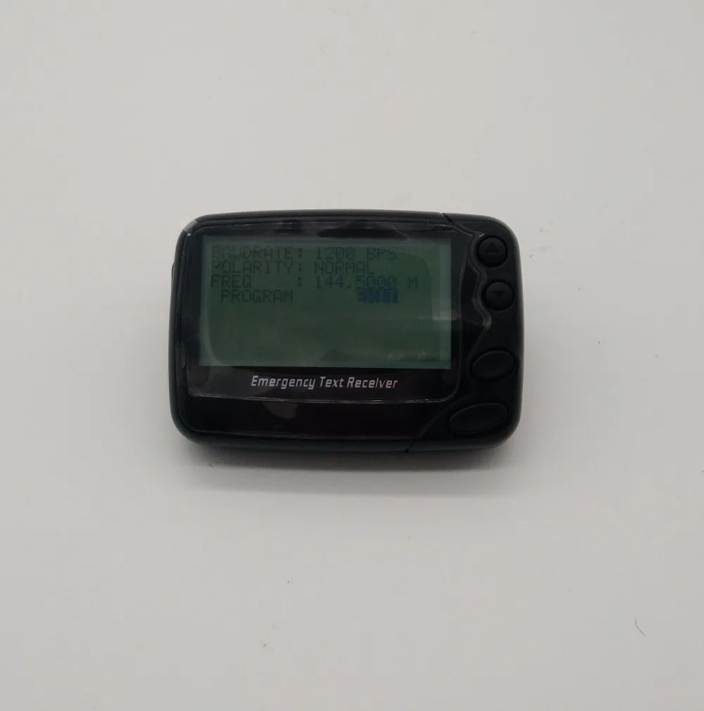 Emergency Text Receiver Wireless Numberic Pager Calling System with Program Cable Editter, Multi-language Pocsag Pager for HAM