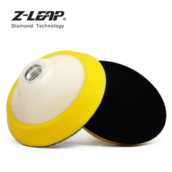 Z-LEAP 4 Inch 1 Piece Backing Plate Car Polishing Backer Pad Professional Polishing Abrasive Power Tool For Buffing Polisher M14