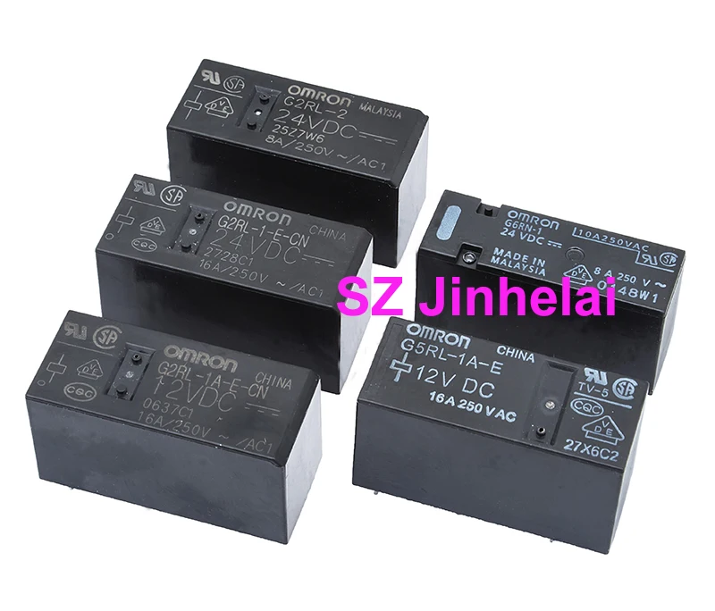 10pcs Authentic original OMRON G2RL-1A-E 24VDC 12VDC Relay G2RL-1A-E-DC24V  G2RL-1A-E-DC12V