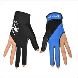 1 Piece Boodun Billiard Pool Shooters 3 Fingers Left Hands Gloves Billiard Glove Snooker instruments Billiard Accessories
