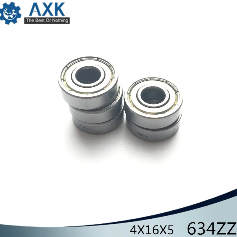 

634ZZ Bearing 4*16*5 mm 10Pcs ABEC-1 Grade R1640HH 634Z Miniature 634 ZZ Ball Bearings