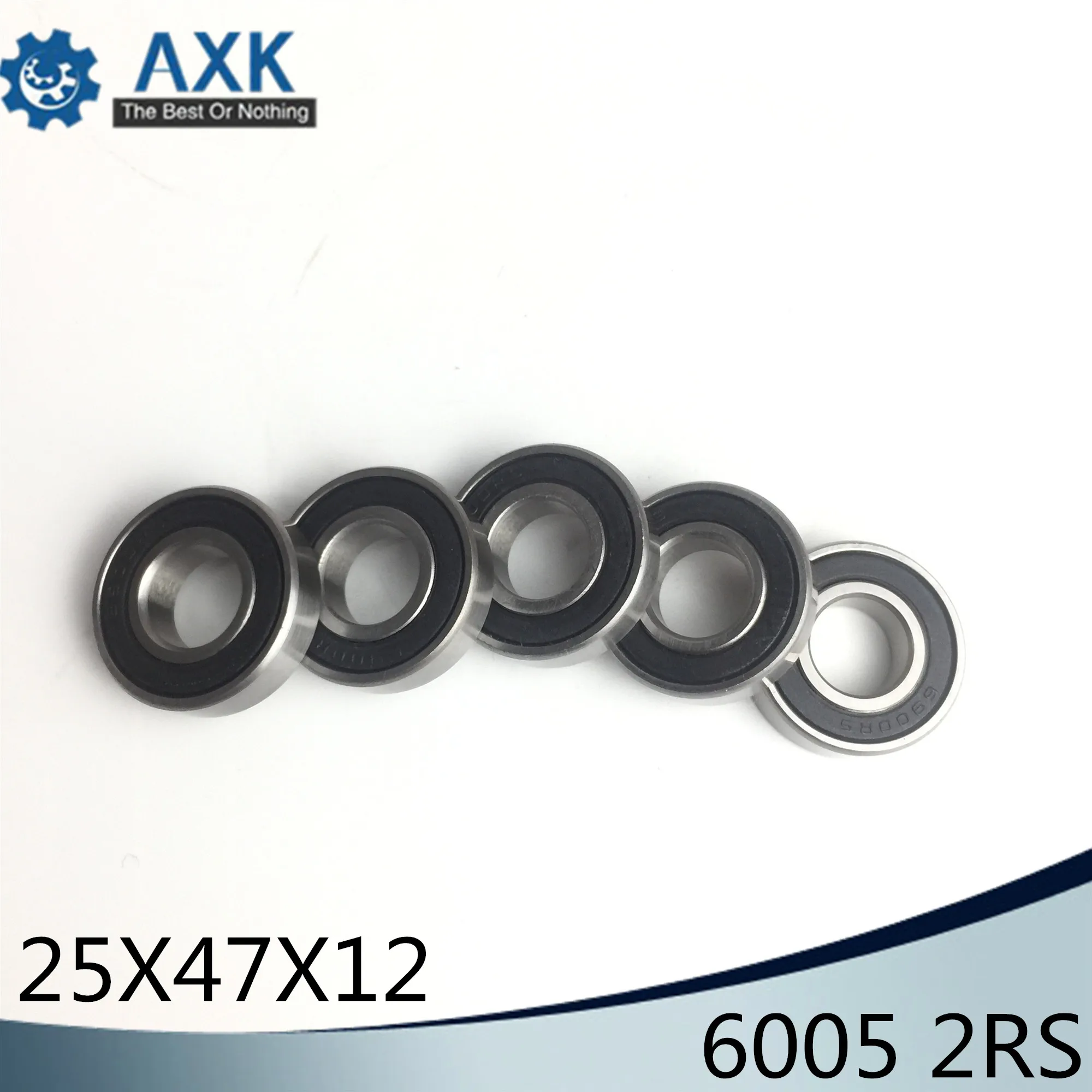 6005RS Bearing ABEC-3 (4 PCS) 25X47X12 mm Deep Groove 6005-2RS Ball Bearings 6005RZ 180105 RZ RS 6005 2RS