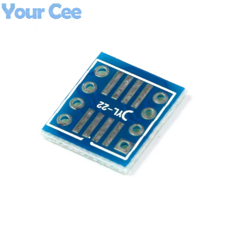 20pcs SOP8 SO8 SOP8 TO DIP8 Converter Board DIP Adapter Plate PCB MSOP8 SOIC8 TSSOP8 SSOP8 SOP Turn DIP Socket