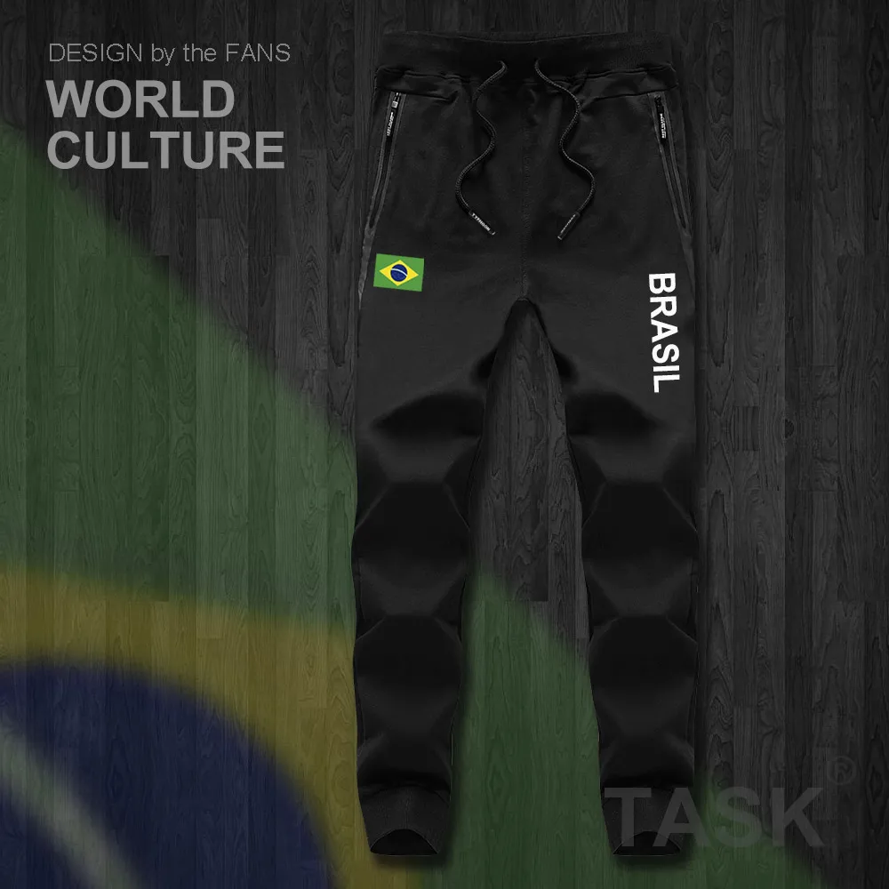 Brazil Brasil BRA Brazilian BR mens pants joggers jumpsuit sweatpants track sweat fitness fleece tactical casual nation country