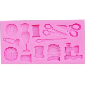 M347 1PCS Baby Shower Party 3D Silicone Fondant Mold For Cake Decorating ,Chocolate Cupcake Soap Mold,Baking Tools11*6*1.1CM