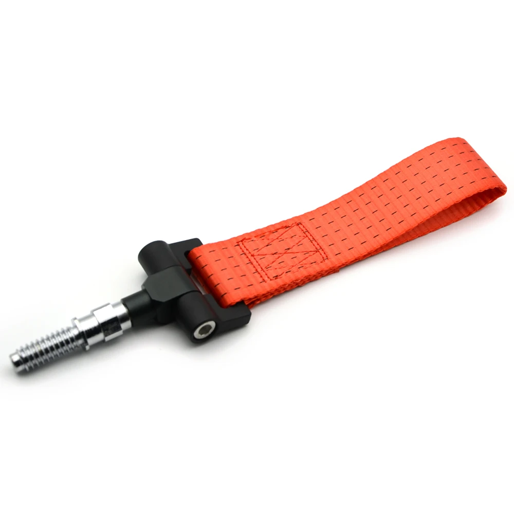 Universal Racing Tow Strap Towing Hook Rope for BMW European Car Auto Trailer Ring Blue/Red/Black