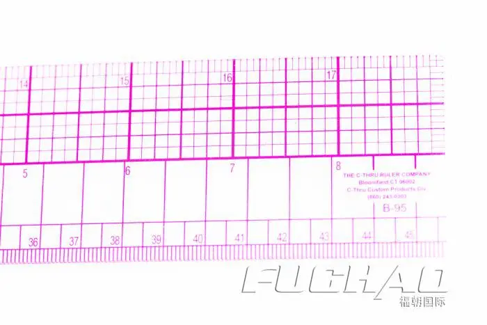 Garment-making Platemaking Foot 45CM Grading Scale multi-functional Clothing Apparel Ruler Ruler Drawing Tools B-95