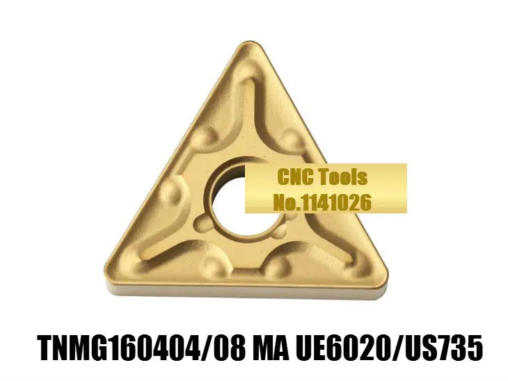 

TNMG160404 MA UE6020 US735 / TNMG160408 MA UE6020 US735 / TNMG220408 MA UE6110/UE6020, carbide inserts for turning tool holder