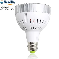 Bombilla LED Par30 E27 para iluminación de interiores, foco de luz descendente de 35W y 40W, CA de 220V, 230V y 240V, lámpara LED PAR para Hotel, biblioteca, KTV y oficina