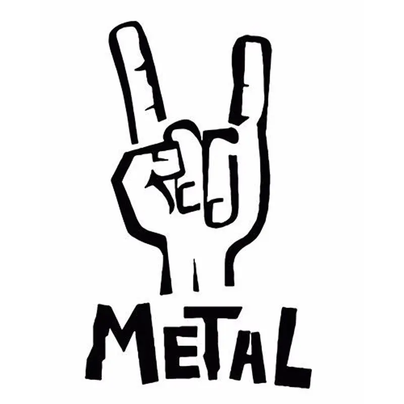 Car Sticker 3D 7.6CM*12.1CM Heavy Metal Sticker Vinyl Decal Electric Bass Guitar Rock   Funny Car  Vinyl  Laser Car Styling