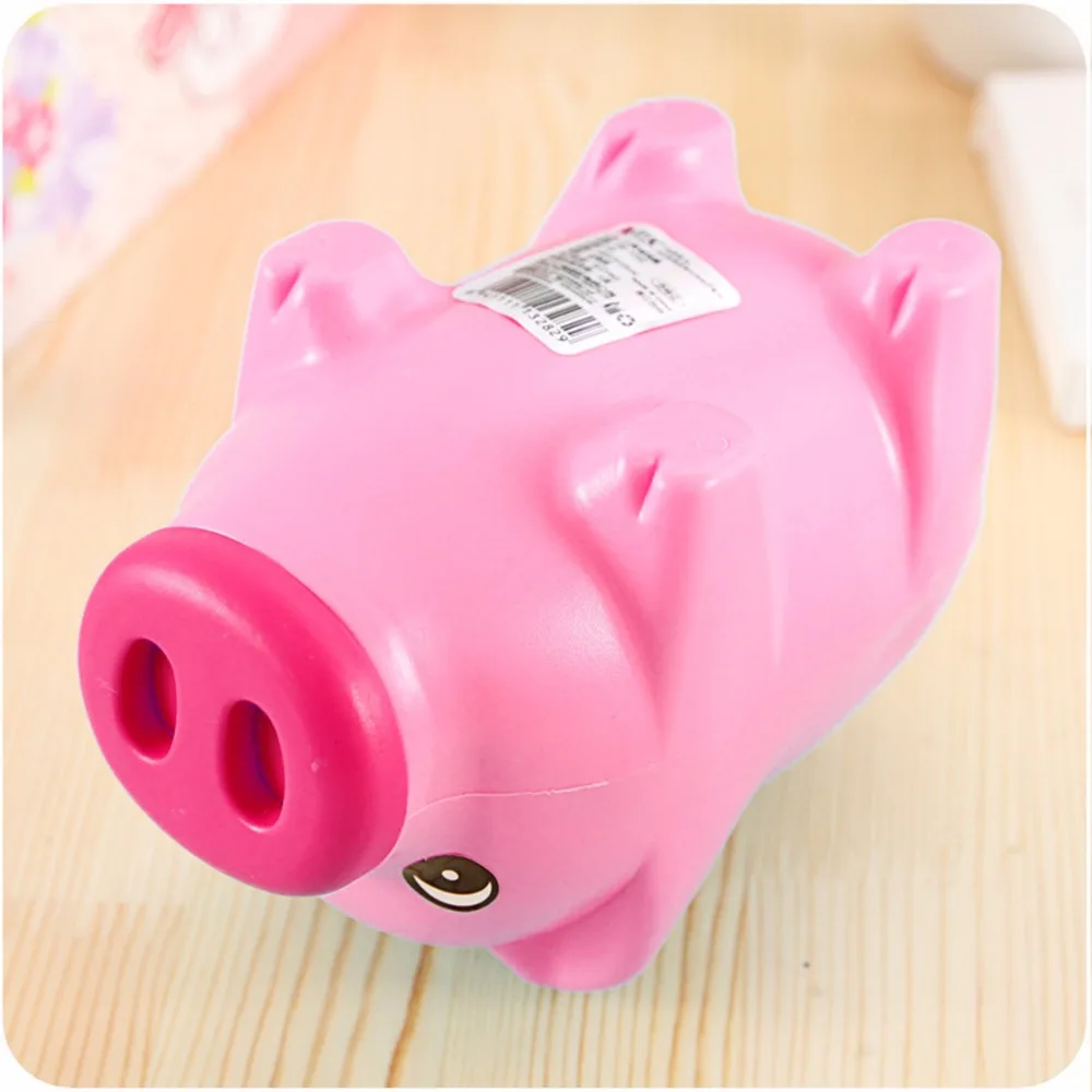 Cartoon cute Pink pig coin crash coin box gift children save  Money Saving Box Case Coins Kawaii Cartoon Pig Shaped Piggy Bank