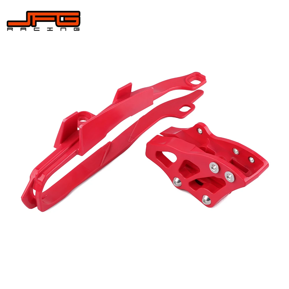 Protector deslizante de cadena roja para motocicleta, Protector deslizante basculante para HONDA CR125R CR250R CRF250R CRF450R CRF250X CRF450X