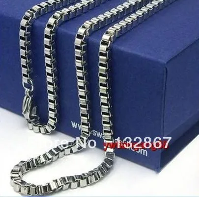 50 meters huge 5mm  Top quality Stainless steel box chains JEWELRY in bulk . DIY necklace jewelry finding free ship!