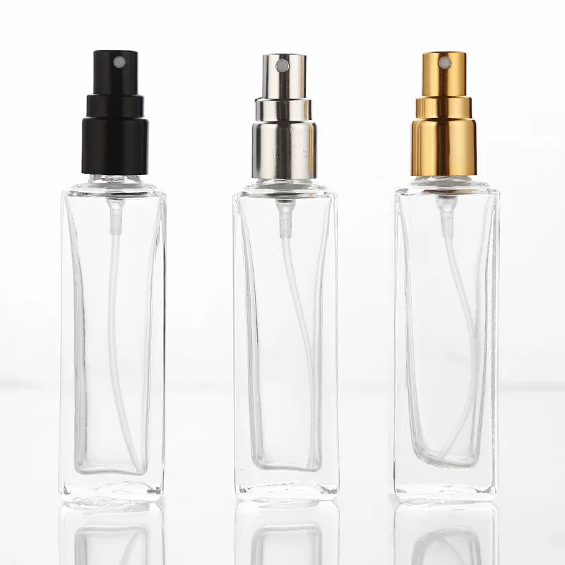 10Pcs 15Ml-20Ml Clear Glas Lege Parfumflesjes Verstuiver Spray Hervulbare Fles Spray Scent Case Met travel Size Draagbare