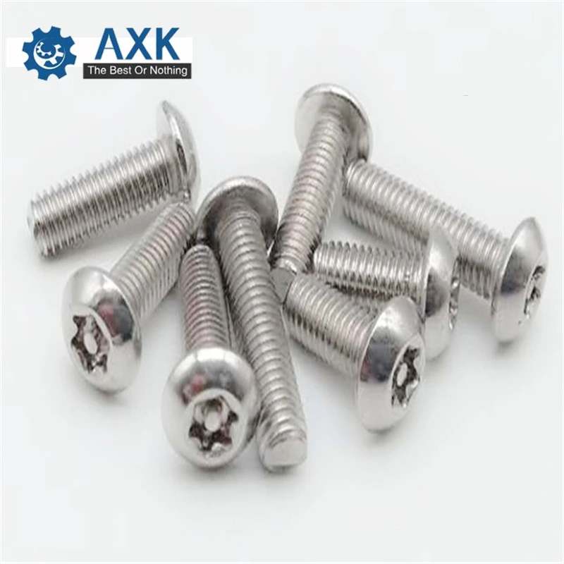 Torx Screws Pan Head Stainless Steel 100pcs/lot Security M1.6 M2 M2.5 M3 Stainlness High Quality Service Electrical Iso14583