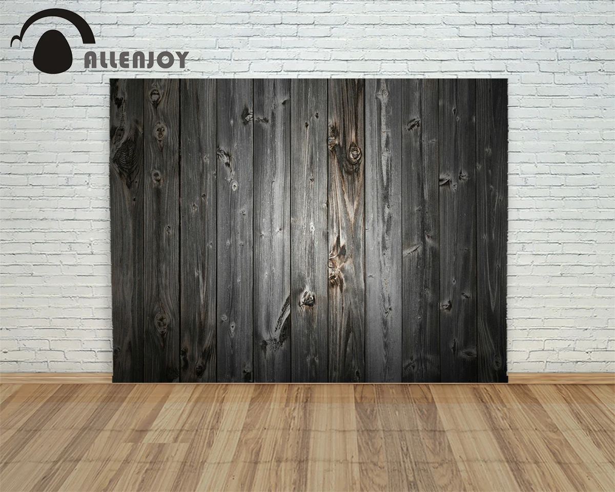 Allenjoy professional backdrops vintage Neat retro wooden huts wood wall  backgrounds for photo studio