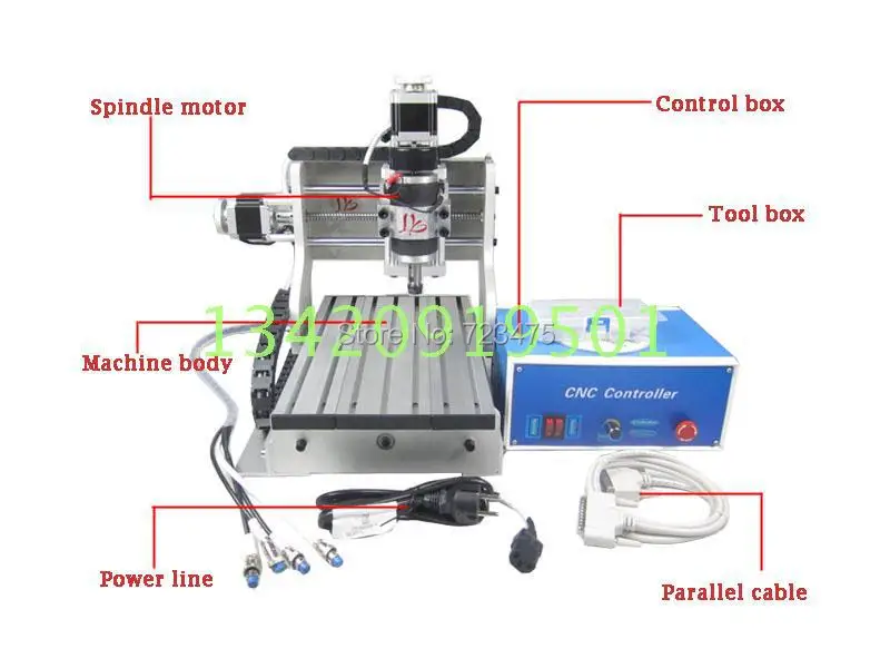Máquina de corte/grabado de aluminio, enrutador CNC 3040, fabricación China, la mejor máquina enrutadora CNC portátil