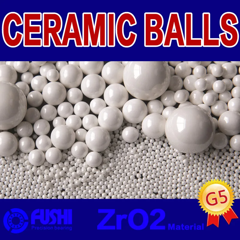 

ZrO2 Ceramic balls 6 6.35 6.747 7 7.144 7.938 8 8.731 ( 10 PC) Zirconium Dioxide G5 Precision Ball