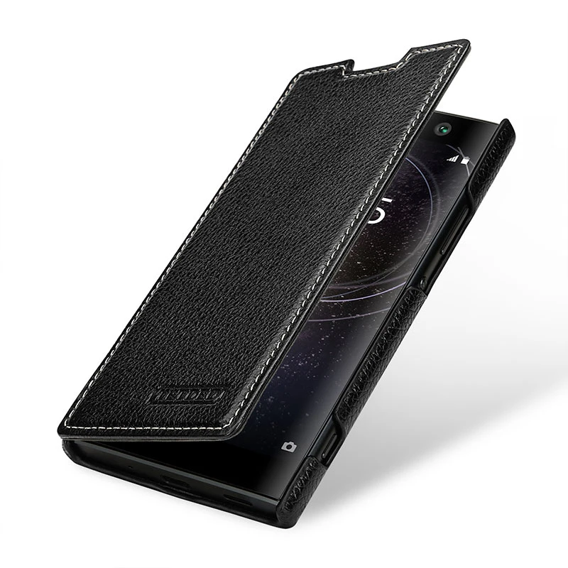 XA2 Case Luxury Genuine Leather Cover for Fundas Sony Xperia XA2 5.2inch Business Flip Stand Phone Skin coque capa Free Gift