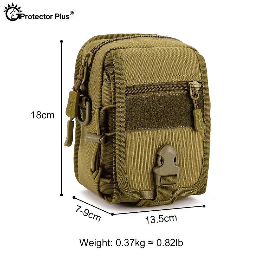 PROTECTOR PLUS Outdoor Riding Messenger Bag Civilian Camouflage Molle Tactical Sport Chest bag Men Travel Climbing Shoulder Bag