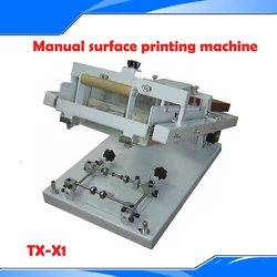 Manual Surface Curve Press Screen Cylinder Printing Machine for Bottle/Cup DIY