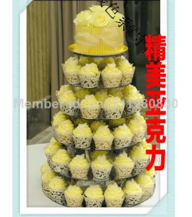 6 tier manufacturers selling package mail acrylic wedding cake tier Wedding props Birthday cupcake stand acrylic cupcake stand