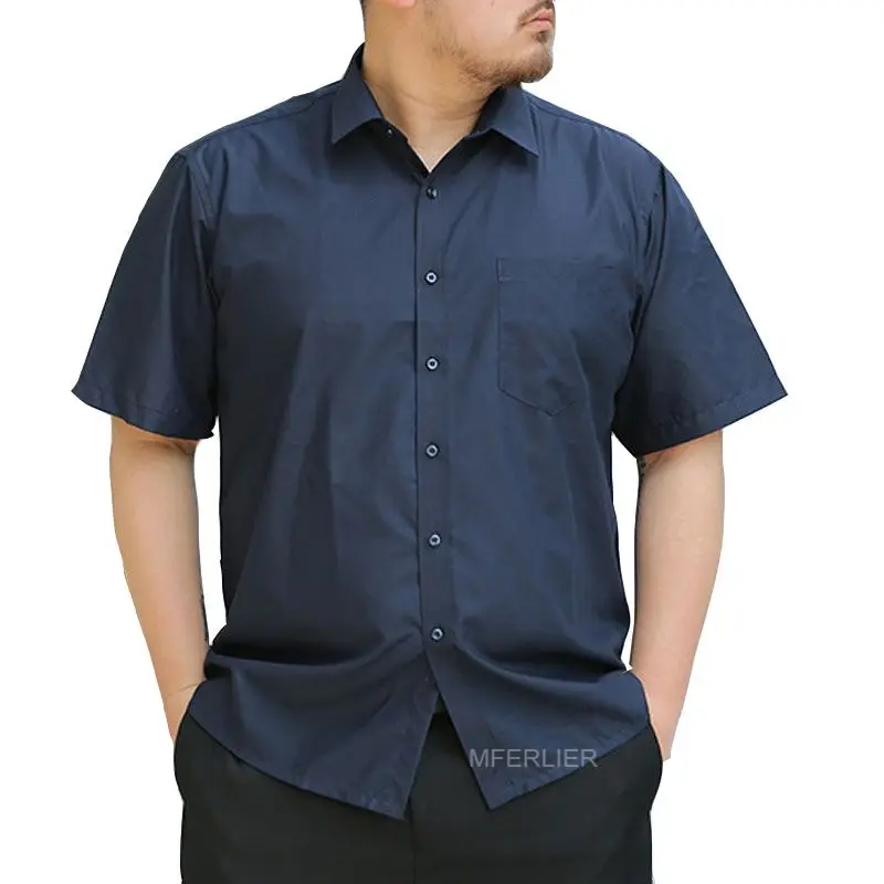 Camisa de manga corta para hombre, camisa masculina de talla grande 7XL, 8XL, 9XL, 10XL, 160kg, de verano, de talla grande