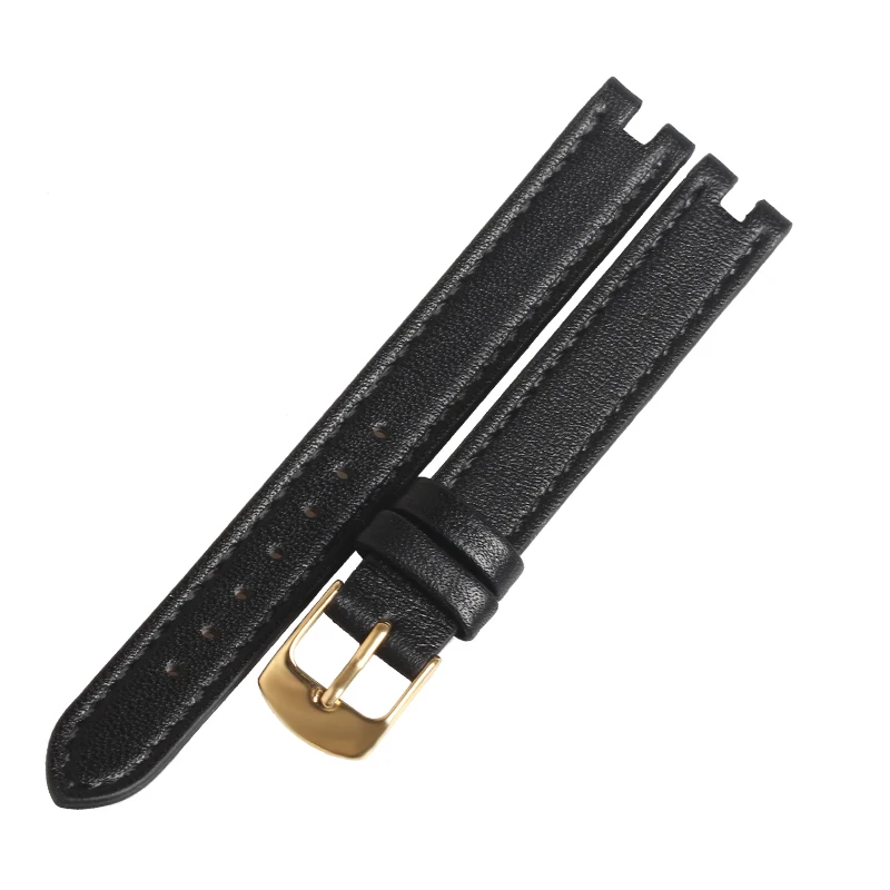 WENTULA watchbands for Tissot PINKY T084.210 calf-leather band cow leather leather strap watch band