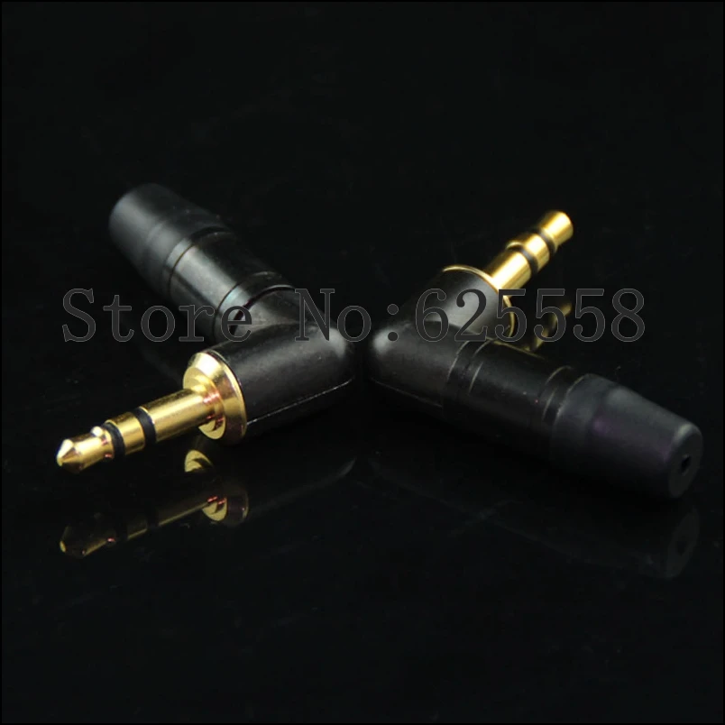 Enchufe de ángulo recto estéreo Neutrik, Conector de Audio estéreo chapado en oro, 3,5mm (1/8 "), 1 ud.