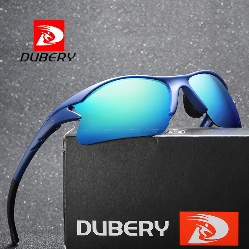 DUBERY Brand Design Polarized Sunglasses Men Driver Shades Male Vintage Sun Glasses For Men Spuare Mirror Summer UV400 Oculos