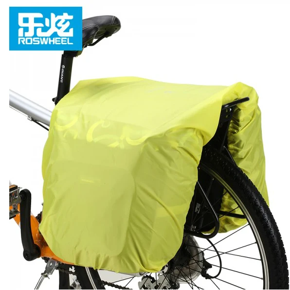 ROSWHEEL Cycling Bag Rain Cover for 14236/14024/14541 Bike Rear Tail Bag Rain Covers Waterproof Plastic Rack Bicycle bags