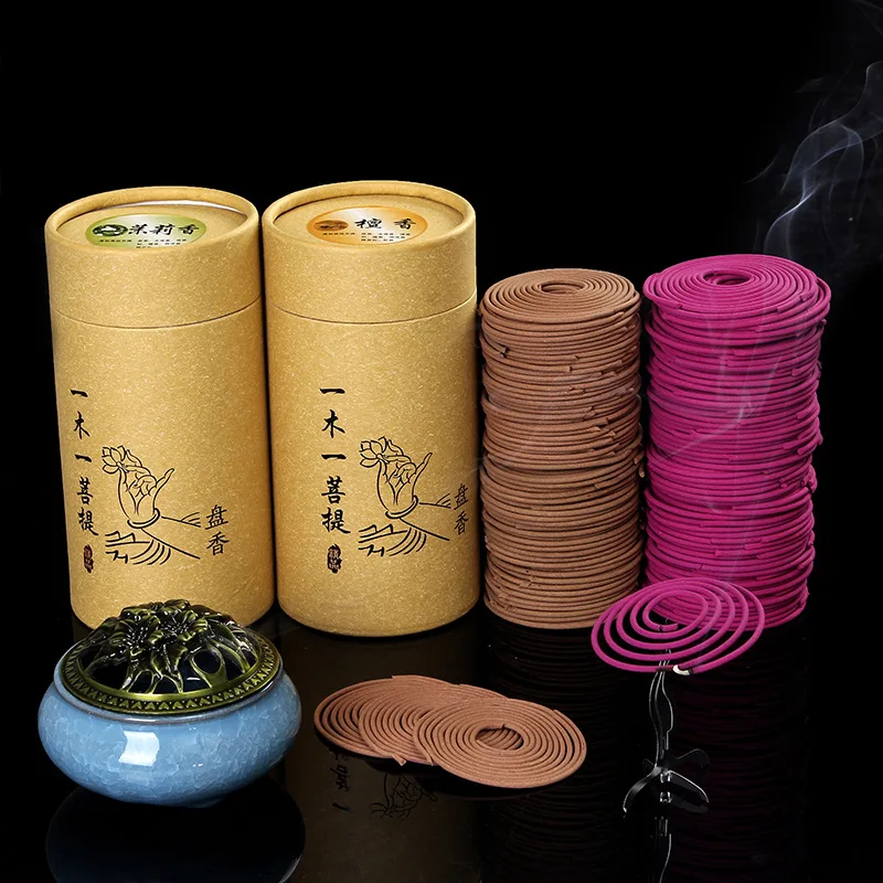 1Box 120 Single Pcs Incense Coil Sandalwood Bothroom Anti-Odour Incense